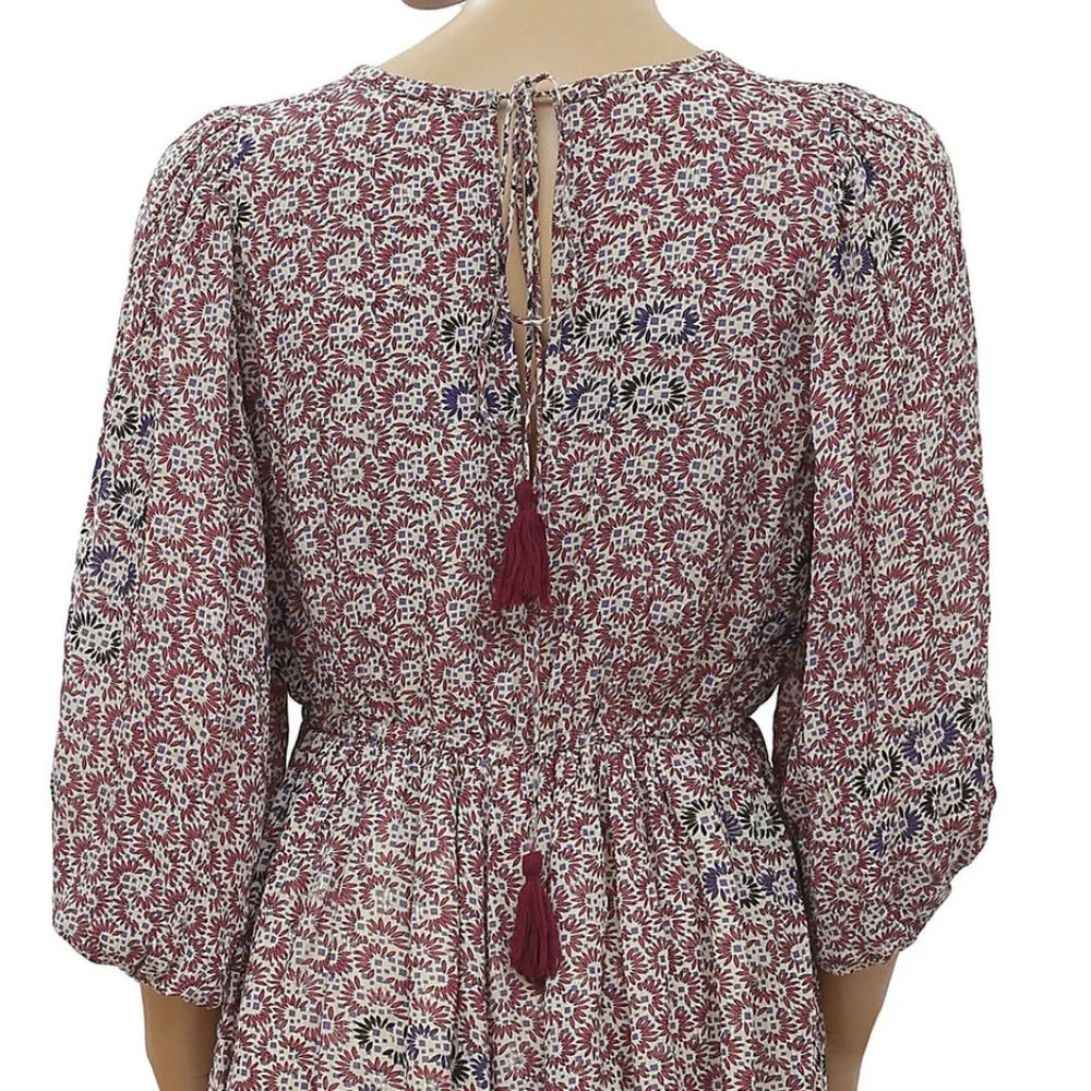 Holding Horses Anthropologie Annamaria Romper Dress Floral Printed XSP
